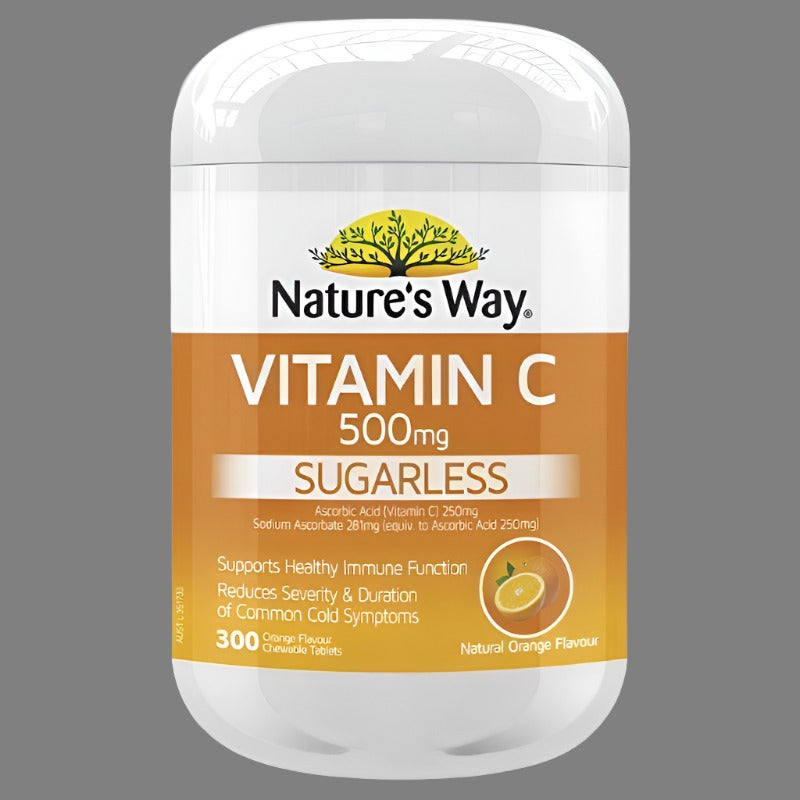 Nature's Way Vitamin C 500mg 300 Chewable Tablets
