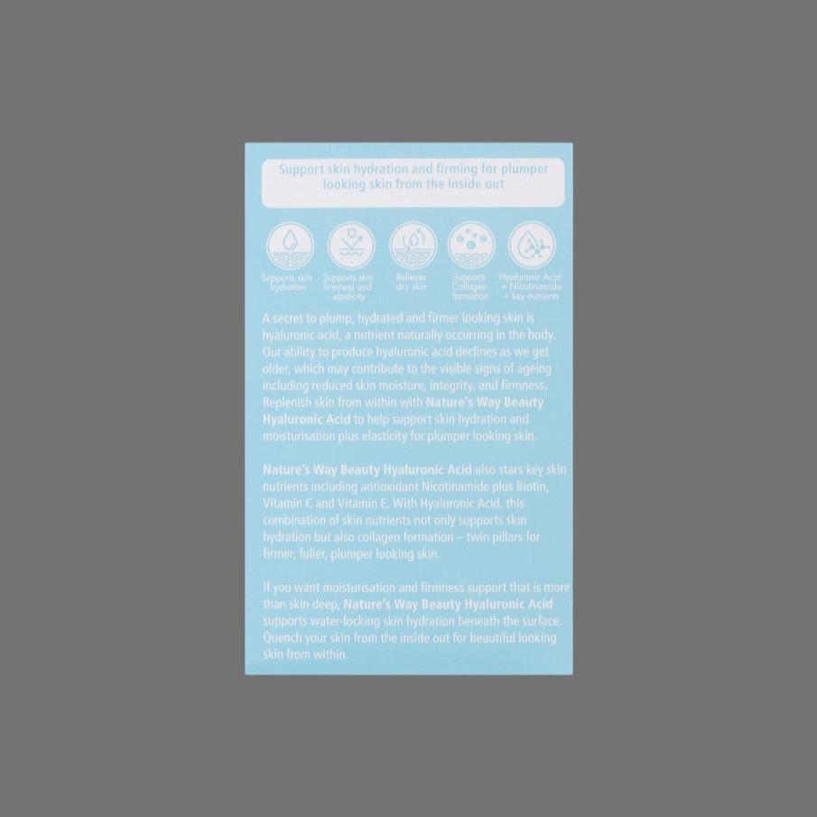 Nature’s Way Beauty Hyaluronic Acid 40 Soft Capsules