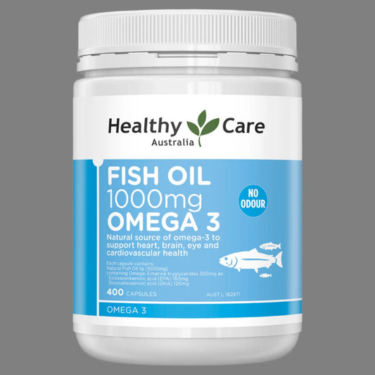 Healthy Care Fish Oil 1000mg 400 Capsules