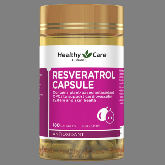 Healthy Care Resveratrol 180 Capsules