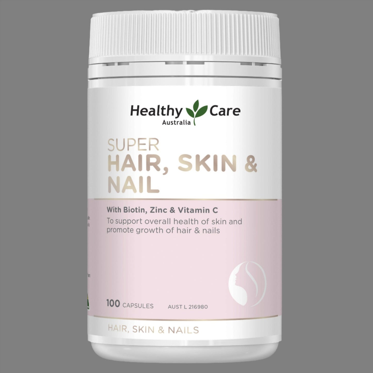 Healthy Care Super Hair Skin & Nails 100 Capsules