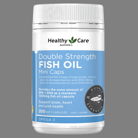 Healthy Care Double Strength Fish Oil 200 Mini Capsules