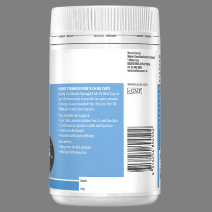 Healthy Care Double Strength Fish Oil 200 Mini Capsules