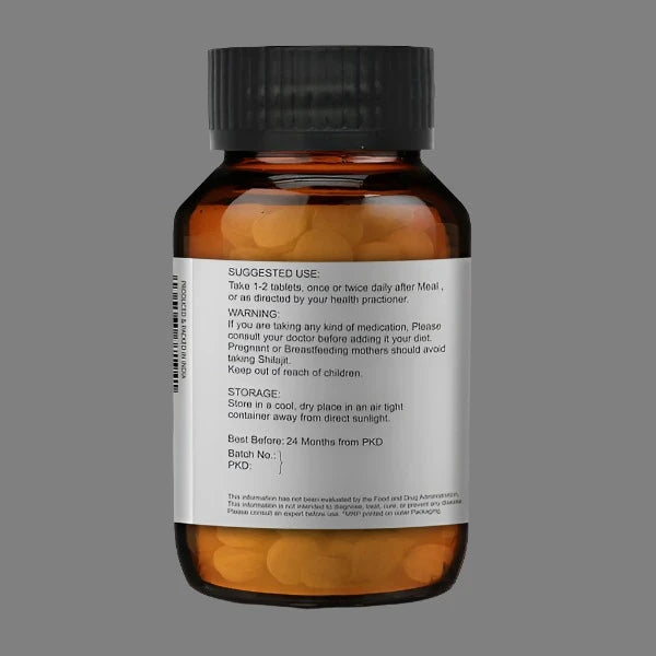Merlion Naturals Shilajit 120 Tablets