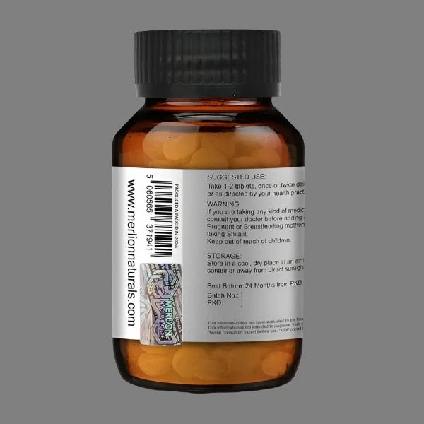 Merlion Naturals Shilajit 120 Tablets