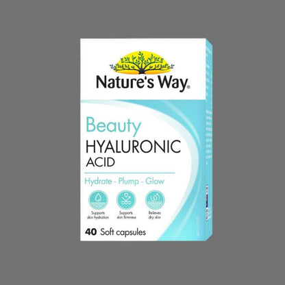 Nature’s Way Beauty Hyaluronic Acid 40 Soft Capsules