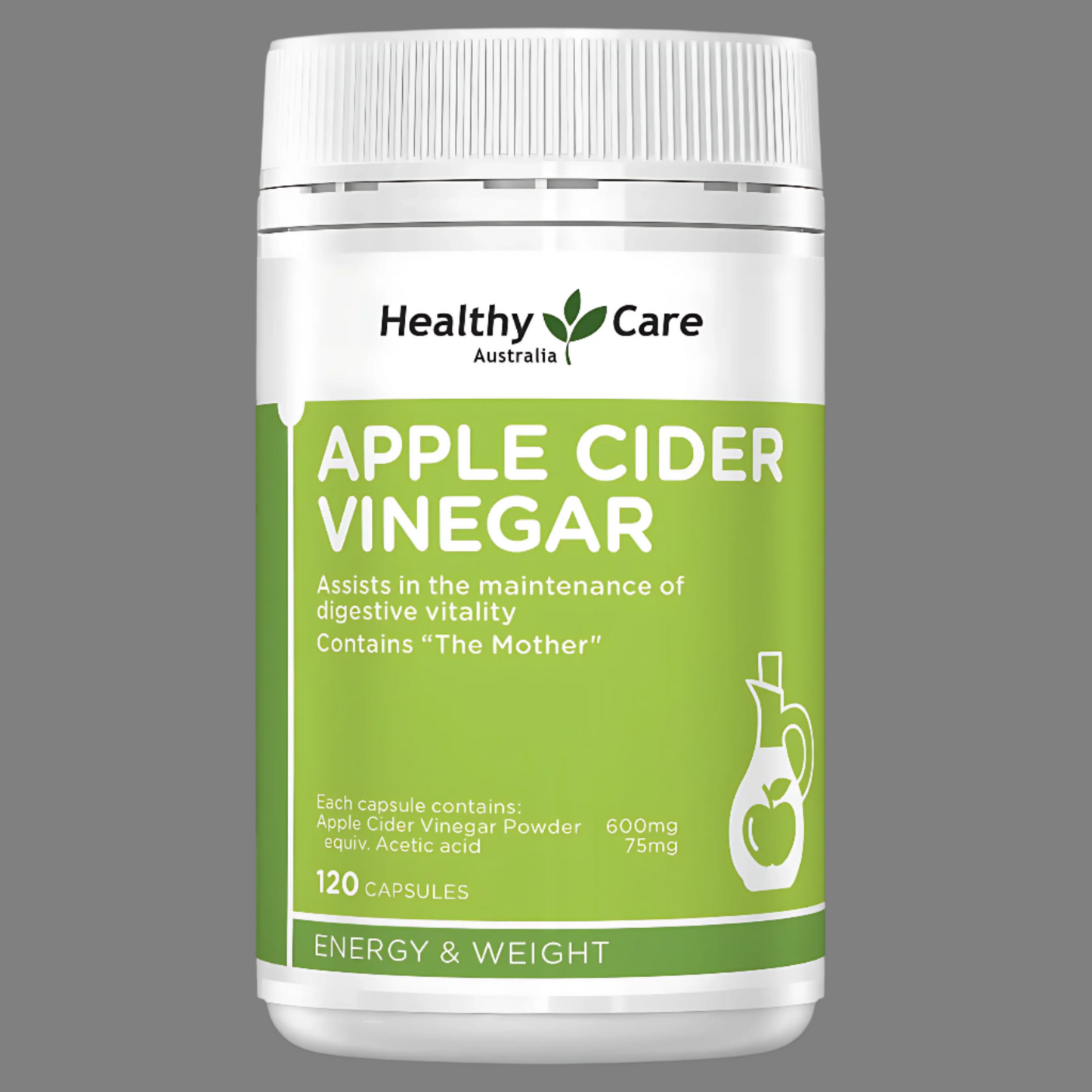 Healthy Care Apple Cider Vinegar 120 Capsules